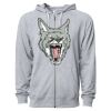 Icon Unisex Lightweight Loopback Terry Full-Zip Hooded Sweatshirt Thumbnail