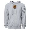 Icon Unisex Lightweight Loopback Terry Full-Zip Hooded Sweatshirt Thumbnail