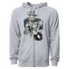 Icon Unisex Lightweight Loopback Terry Full-Zip Hooded Sweatshirt Thumbnail