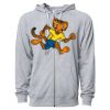 Icon Unisex Lightweight Loopback Terry Full-Zip Hooded Sweatshirt Thumbnail