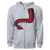 Icon Unisex Lightweight Loopback Terry Full-Zip Hooded Sweatshirt Thumbnail