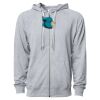 Icon Unisex Lightweight Loopback Terry Full-Zip Hooded Sweatshirt Thumbnail
