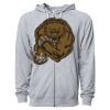 Icon Unisex Lightweight Loopback Terry Full-Zip Hooded Sweatshirt Thumbnail