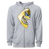 Icon Unisex Lightweight Loopback Terry Full-Zip Hooded Sweatshirt Thumbnail