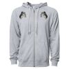 Icon Unisex Lightweight Loopback Terry Full-Zip Hooded Sweatshirt Thumbnail