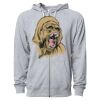 Icon Unisex Lightweight Loopback Terry Full-Zip Hooded Sweatshirt Thumbnail