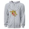 Icon Unisex Lightweight Loopback Terry Full-Zip Hooded Sweatshirt Thumbnail
