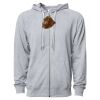 Icon Unisex Lightweight Loopback Terry Full-Zip Hooded Sweatshirt Thumbnail