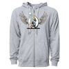 Icon Unisex Lightweight Loopback Terry Full-Zip Hooded Sweatshirt Thumbnail