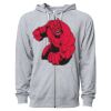 Icon Unisex Lightweight Loopback Terry Full-Zip Hooded Sweatshirt Thumbnail