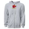 Icon Unisex Lightweight Loopback Terry Full-Zip Hooded Sweatshirt Thumbnail