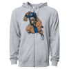 Icon Unisex Lightweight Loopback Terry Full-Zip Hooded Sweatshirt Thumbnail