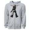 Icon Unisex Lightweight Loopback Terry Full-Zip Hooded Sweatshirt Thumbnail