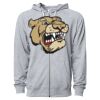 Icon Unisex Lightweight Loopback Terry Full-Zip Hooded Sweatshirt Thumbnail