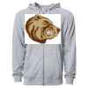 Icon Unisex Lightweight Loopback Terry Full-Zip Hooded Sweatshirt Thumbnail