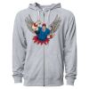 Icon Unisex Lightweight Loopback Terry Full-Zip Hooded Sweatshirt Thumbnail
