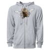 Icon Unisex Lightweight Loopback Terry Full-Zip Hooded Sweatshirt Thumbnail