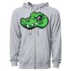 Icon Unisex Lightweight Loopback Terry Full-Zip Hooded Sweatshirt Thumbnail