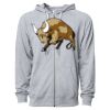 Icon Unisex Lightweight Loopback Terry Full-Zip Hooded Sweatshirt Thumbnail