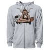 Icon Unisex Lightweight Loopback Terry Full-Zip Hooded Sweatshirt Thumbnail