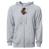 Icon Unisex Lightweight Loopback Terry Full-Zip Hooded Sweatshirt Thumbnail
