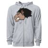 Icon Unisex Lightweight Loopback Terry Full-Zip Hooded Sweatshirt Thumbnail