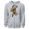 Icon Unisex Lightweight Loopback Terry Full-Zip Hooded Sweatshirt Thumbnail