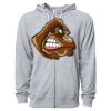 Icon Unisex Lightweight Loopback Terry Full-Zip Hooded Sweatshirt Thumbnail