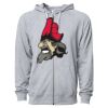 Icon Unisex Lightweight Loopback Terry Full-Zip Hooded Sweatshirt Thumbnail