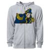 Icon Unisex Lightweight Loopback Terry Full-Zip Hooded Sweatshirt Thumbnail