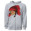 Icon Unisex Lightweight Loopback Terry Full-Zip Hooded Sweatshirt Thumbnail