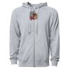 Icon Unisex Lightweight Loopback Terry Full-Zip Hooded Sweatshirt Thumbnail