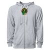 Icon Unisex Lightweight Loopback Terry Full-Zip Hooded Sweatshirt Thumbnail