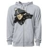 Icon Unisex Lightweight Loopback Terry Full-Zip Hooded Sweatshirt Thumbnail