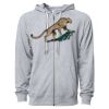 Icon Unisex Lightweight Loopback Terry Full-Zip Hooded Sweatshirt Thumbnail
