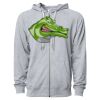 Icon Unisex Lightweight Loopback Terry Full-Zip Hooded Sweatshirt Thumbnail