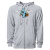 Icon Unisex Lightweight Loopback Terry Full-Zip Hooded Sweatshirt Thumbnail