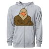 Icon Unisex Lightweight Loopback Terry Full-Zip Hooded Sweatshirt Thumbnail