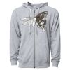 Icon Unisex Lightweight Loopback Terry Full-Zip Hooded Sweatshirt Thumbnail