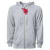 Icon Unisex Lightweight Loopback Terry Full-Zip Hooded Sweatshirt Thumbnail