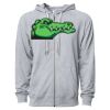 Icon Unisex Lightweight Loopback Terry Full-Zip Hooded Sweatshirt Thumbnail