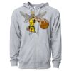 Icon Unisex Lightweight Loopback Terry Full-Zip Hooded Sweatshirt Thumbnail