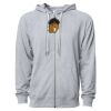 Icon Unisex Lightweight Loopback Terry Full-Zip Hooded Sweatshirt Thumbnail