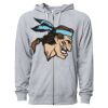 Icon Unisex Lightweight Loopback Terry Full-Zip Hooded Sweatshirt Thumbnail