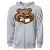 Icon Unisex Lightweight Loopback Terry Full-Zip Hooded Sweatshirt Thumbnail