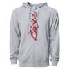 Icon Unisex Lightweight Loopback Terry Full-Zip Hooded Sweatshirt Thumbnail