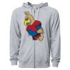 Icon Unisex Lightweight Loopback Terry Full-Zip Hooded Sweatshirt Thumbnail