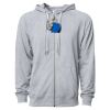 Icon Unisex Lightweight Loopback Terry Full-Zip Hooded Sweatshirt Thumbnail