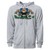 Icon Unisex Lightweight Loopback Terry Full-Zip Hooded Sweatshirt Thumbnail