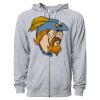 Icon Unisex Lightweight Loopback Terry Full-Zip Hooded Sweatshirt Thumbnail